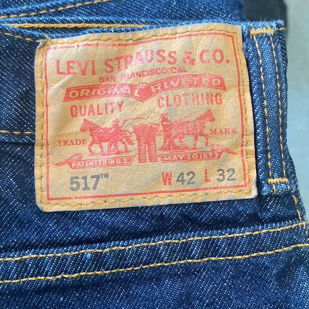 Men’s Levi 517 Bootcut Jeans 42x32 - Picture 7 of 9